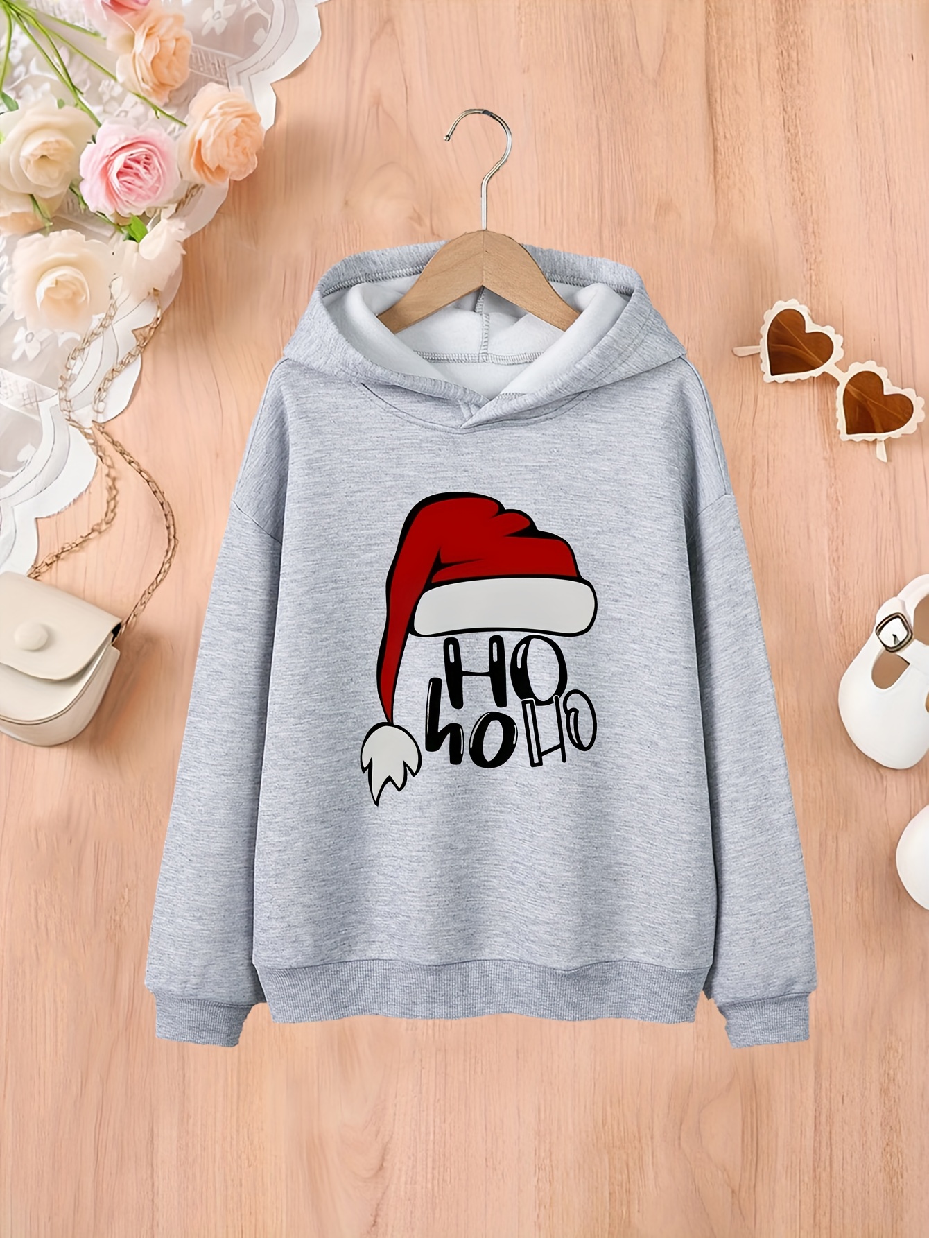 Sweat à Capuche Fille Random Hearts - Noir - Taille L - Neuf Avec étiquettes