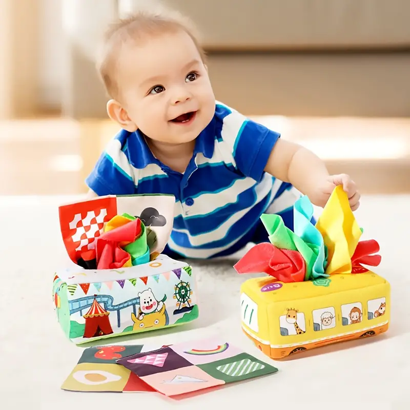 Montessori Toys Babies Toddlers Tissue