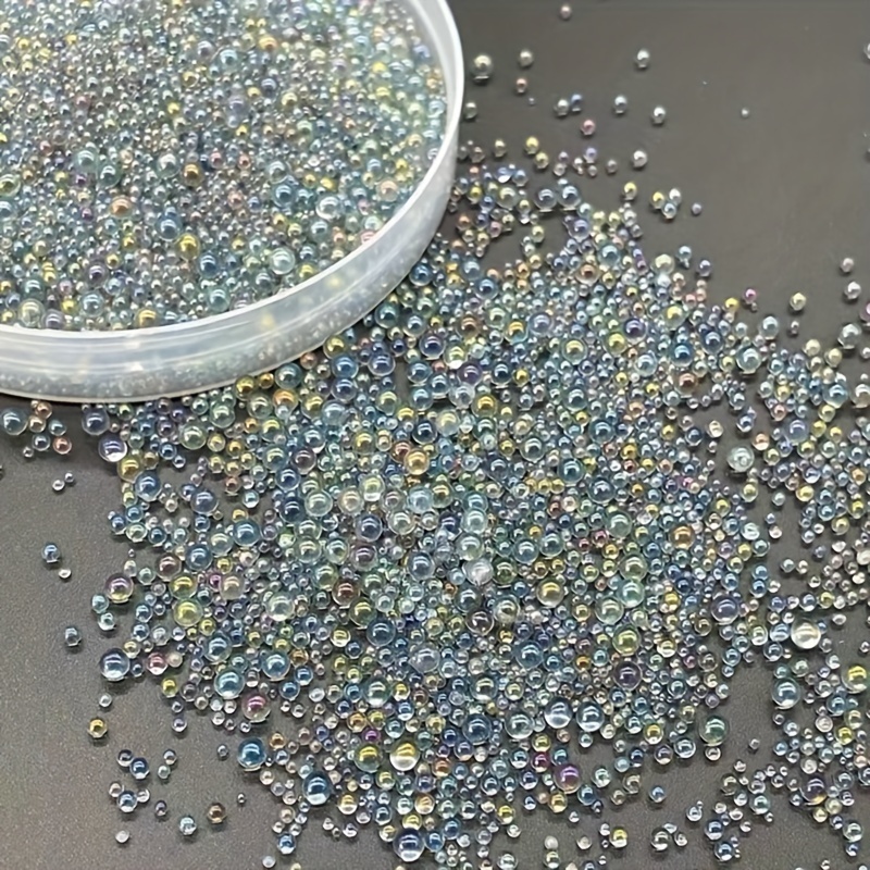 Mini Glass Bubble Nail Art Beads