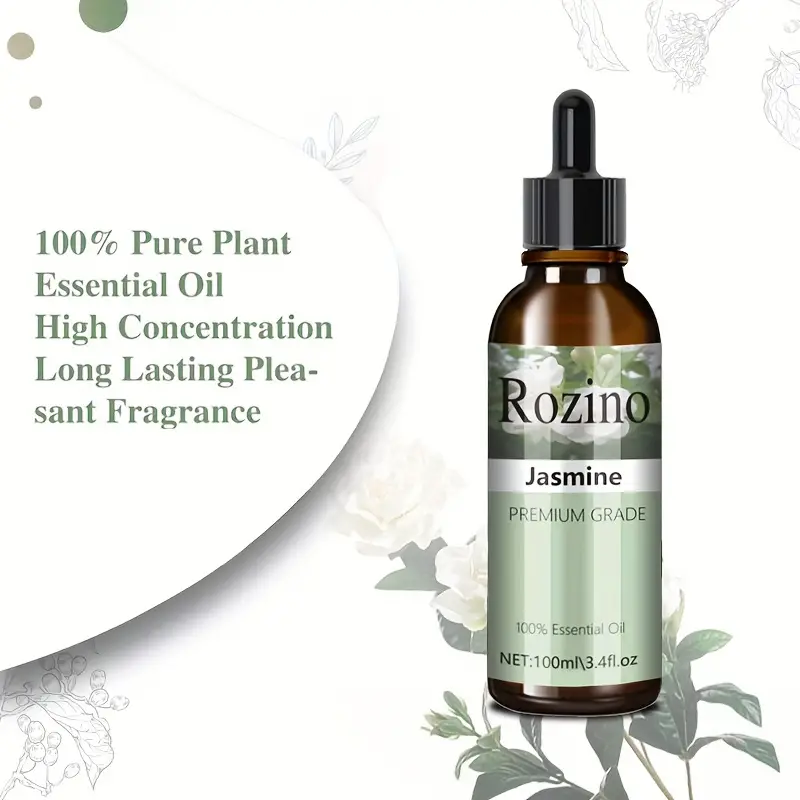 Jasmine Essential Oil Contains Jasmine Extract Oil 100% Pure - Temu