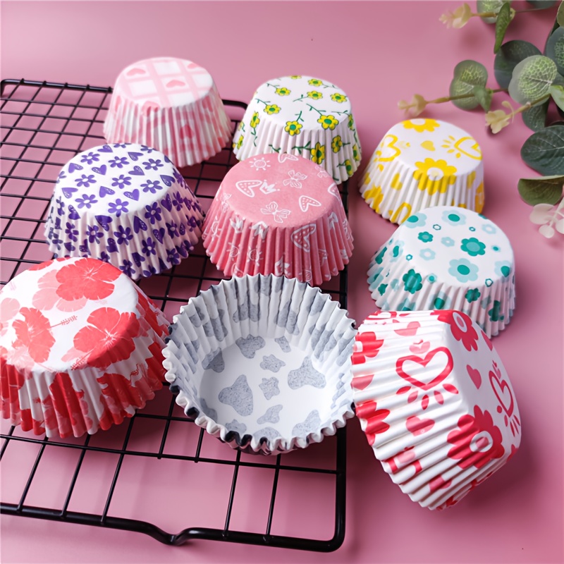 Disposable Muffin Cups, Heat Resistant Paper Cupcake Cups, Grease Proof Cupcake  Liners, Muffin Molds, Baking Tools, Kitchen Gadgets, Kitchen Accessories,  Home Kitchen Items - Temu