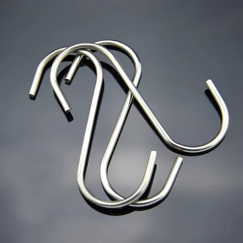 Stainless Steel Hook S Hook Non marking Clothes Hook Kitchen - Temu