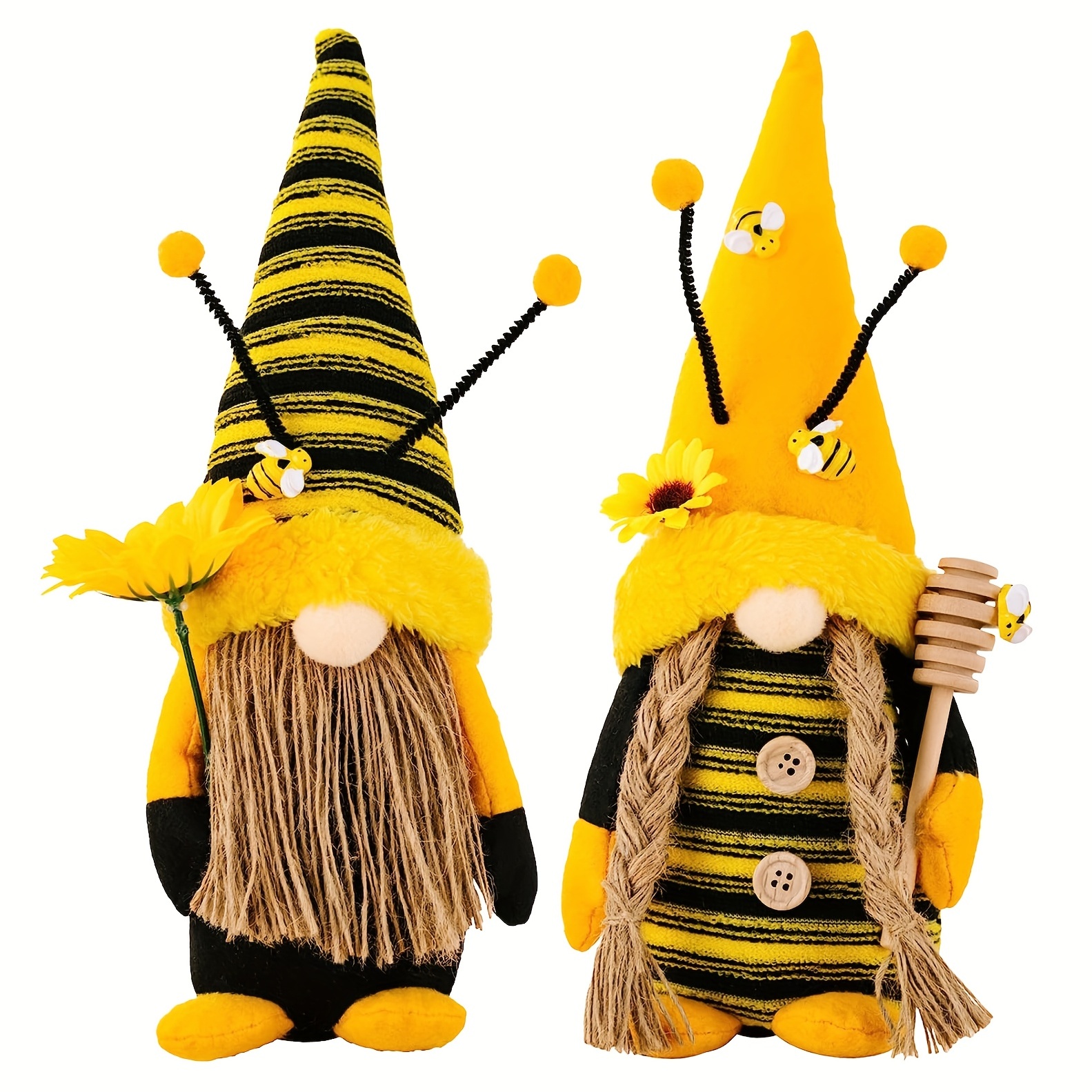 Honeycomb Dwarf Honey Bee Home Kitchen Plush Collection Bumblebee Gnomes  Plush Spring Summer Decorations Plush Goblin Dolls Farmhouse Kitchen Decor  Gnomes Plush 