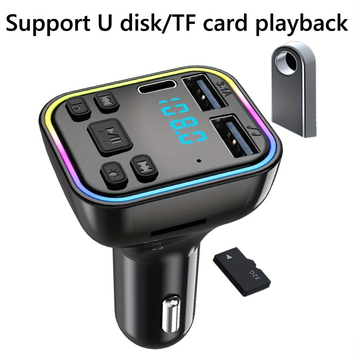 Chargeur USB Bluetooth MP3 pour la voiture - Installation Borne de recharge