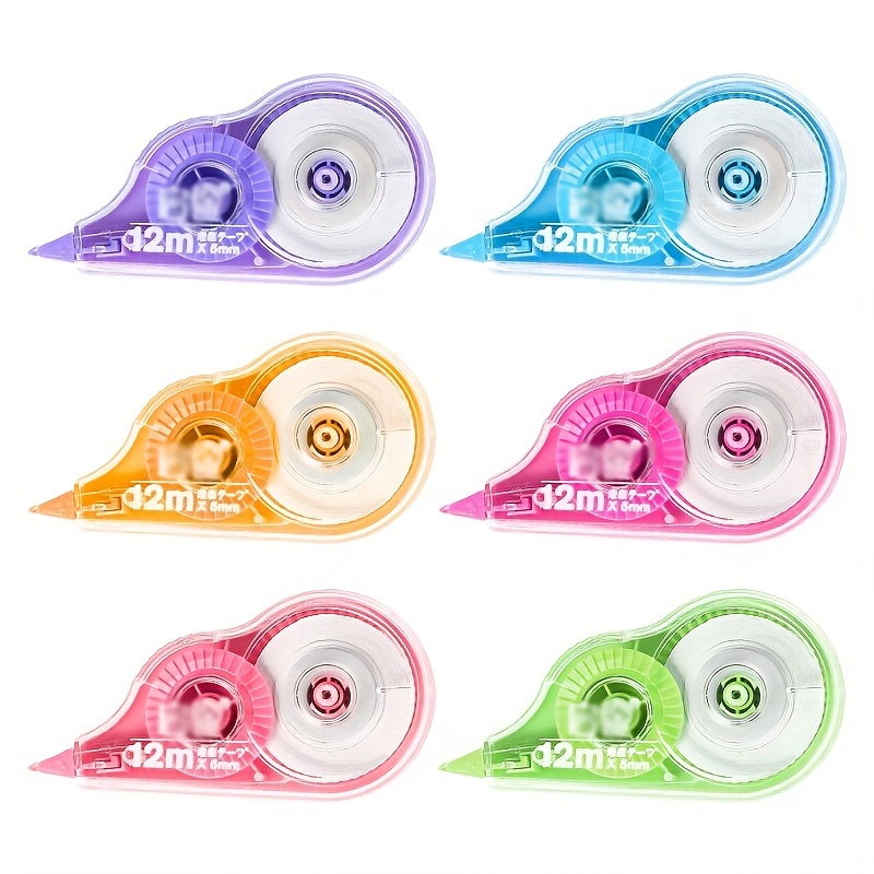 Correction Tape 6pcs White Out Correction Tape Easy To Use Applicator For  Instant Corrections For School Office - Office & School Supplies - Temu