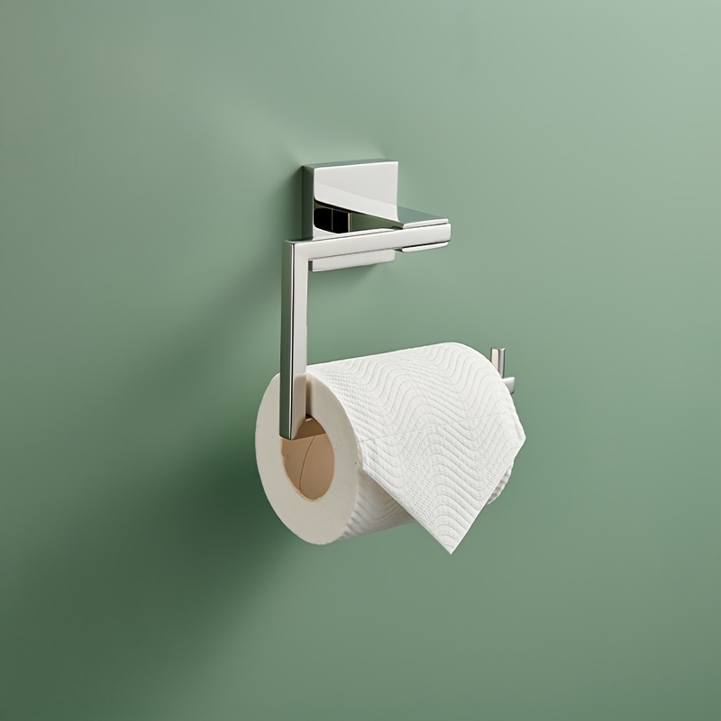 Chrome Extra Toilet Paper Storage 2 Rolls Holder Bathroom Tissue Over the  Tank