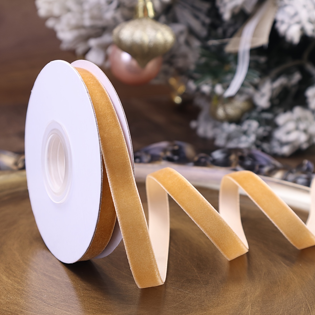 5 Yards Velvet Ribbon Lace Craft Ribbon For Christmas Decoration