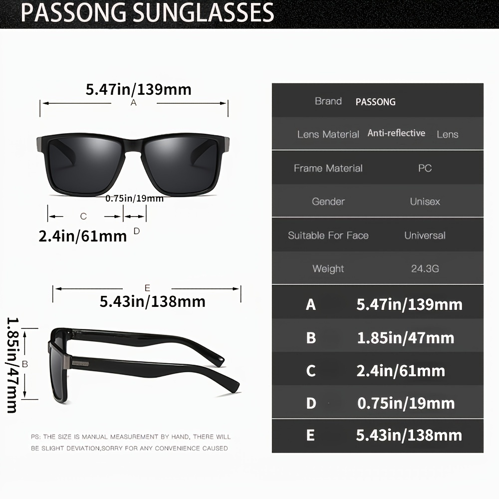 New Polarized Sunglasses Mens Fashion Trend Outdoor Sports Driving