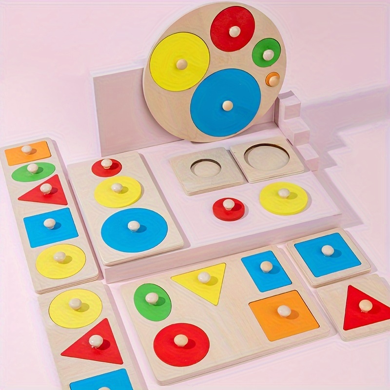 Kit de clous en forme de champignon pour enfants, 296/592 pièces, jouets  éducatifs, Puzzle d'images en mosaïque, à faire soi-même, idée cadeau