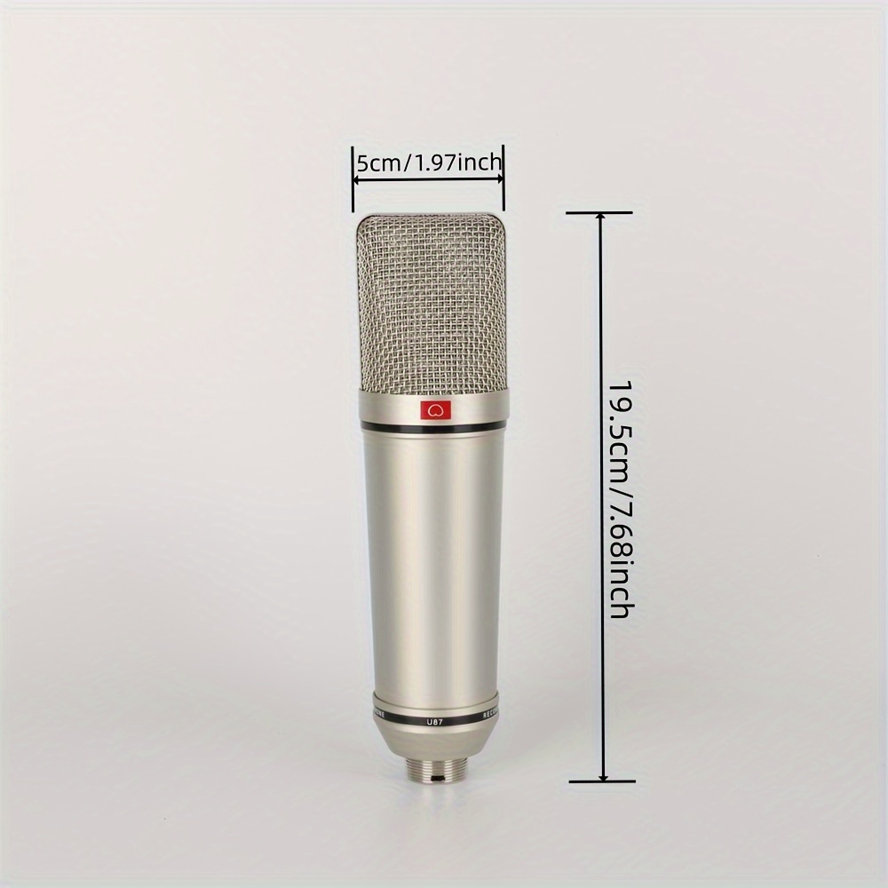 All Metal Condenser Professional Microphone Kit With Metal Shock Mount