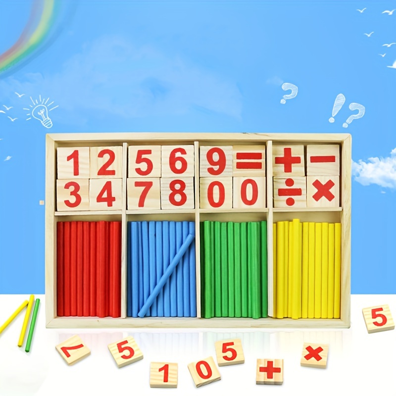 Montessori Kids Arithmetic Toys Number - Temu