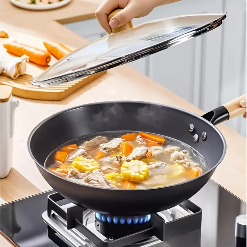 Zhang Xiaoquan Iron Cooker Cooker Home Magnetic Stove Special Small Gas  Stove Suitable Non-coated Non-stick Pan Large Cooker V9195 - Temu