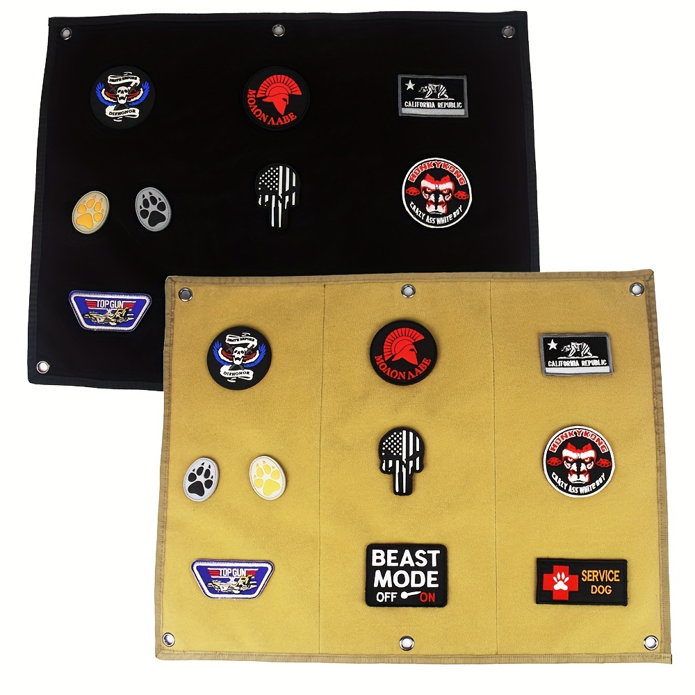 Tactical Patch Display Broad Holder Panel Foldable Patch - Temu