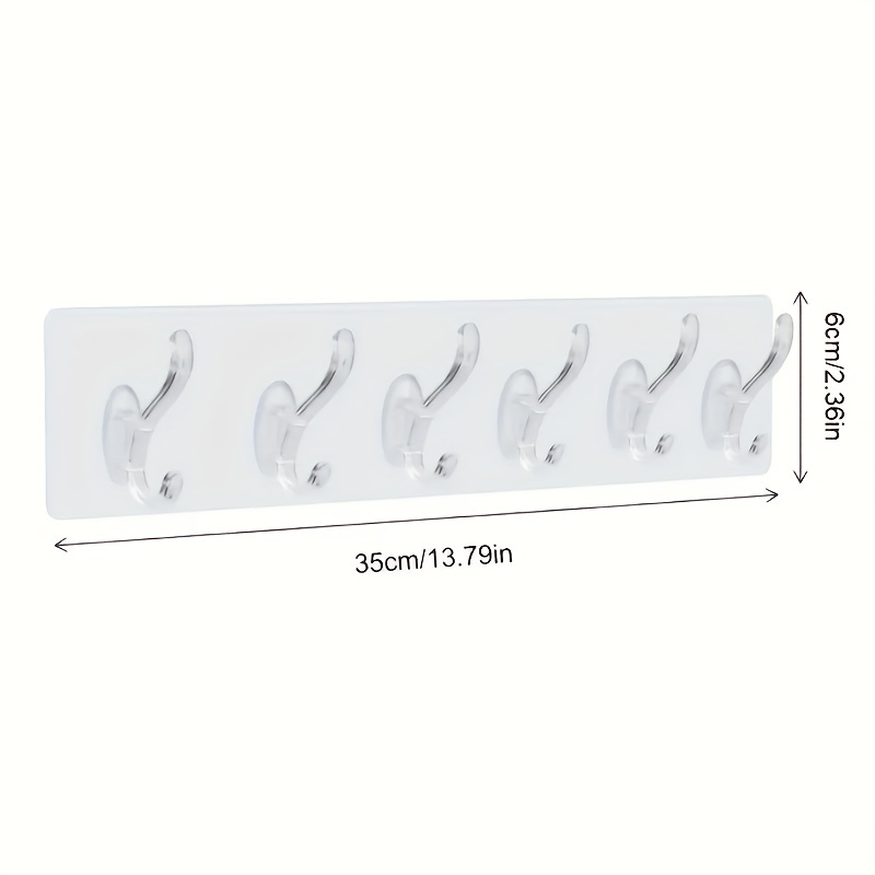 16pcs Plastic clear Suction Removable Stick On wall Clothes Hanger Hooks