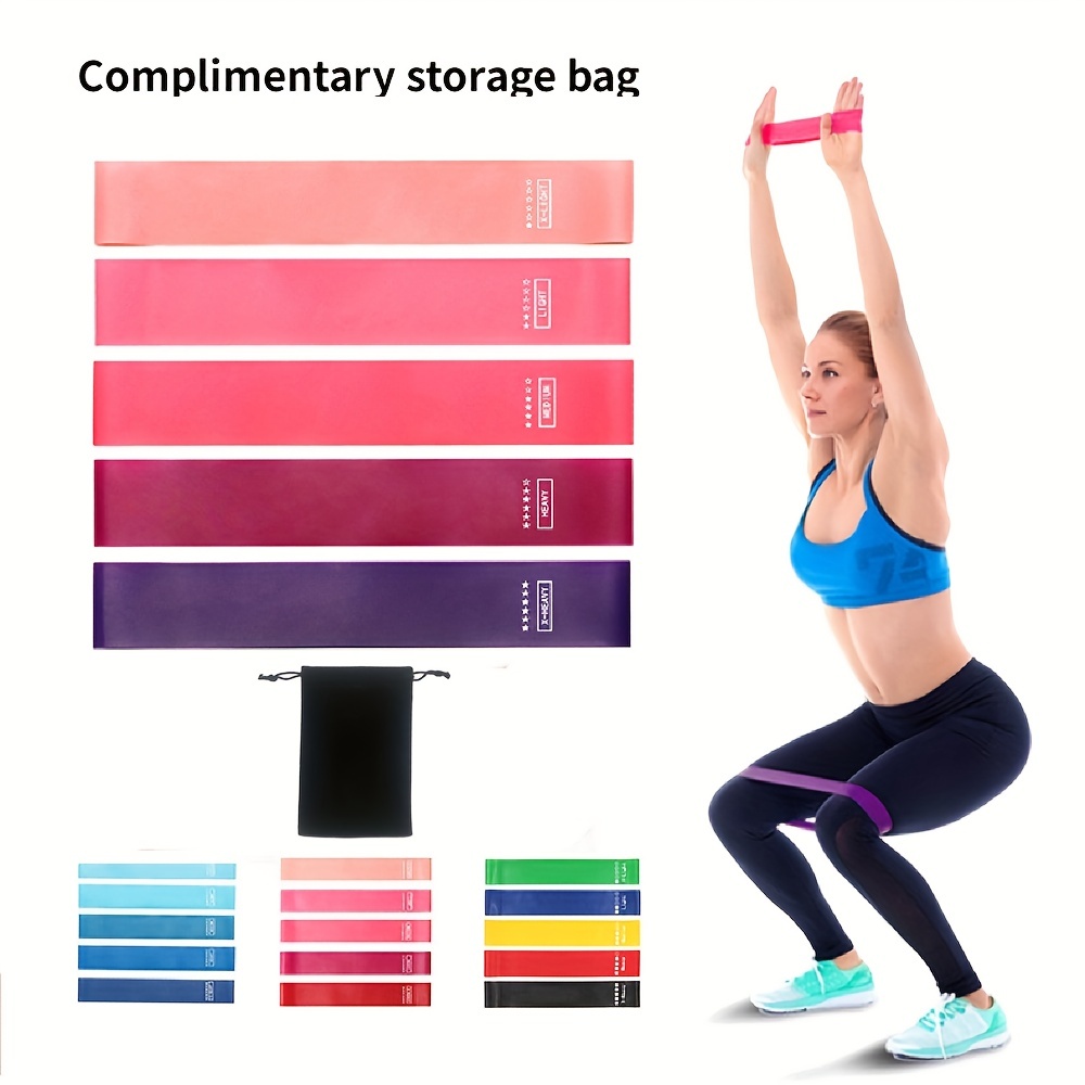 Portable Fitness Resistance Band Thighs Butt Squats Ideal - Temu