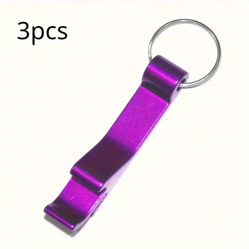 3pcs Multifunctional Bottle Opener Keychain for Parties Camping BBQ