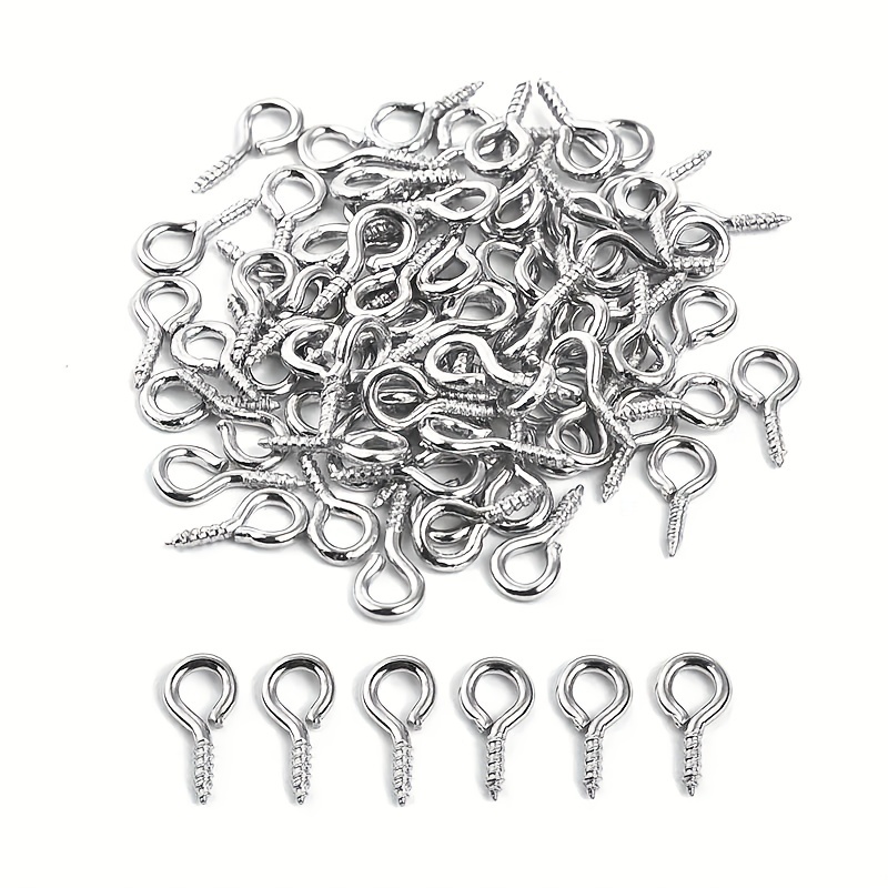 Christmas Ornament String with Snap Fastener 200pcs Silver Xmas Tree  Ornament Hanging Ropes Snap Locking Ropes Fasteners Precut String Hangers  Claw Hanger 