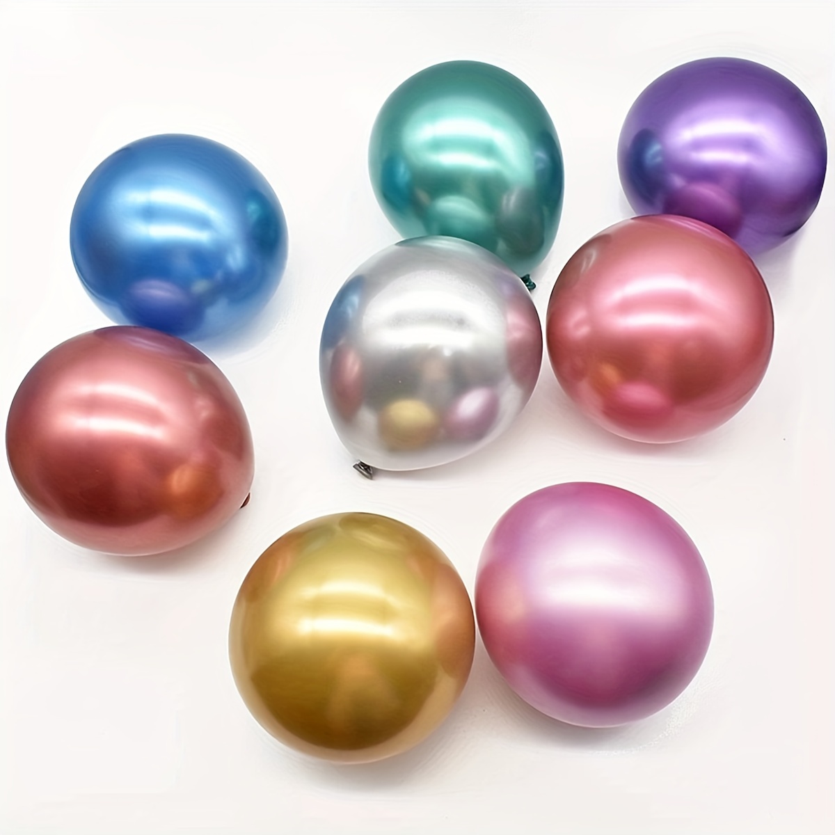 Elecrainbow 100 globos pequeños de 5 pulgadas de varios colores