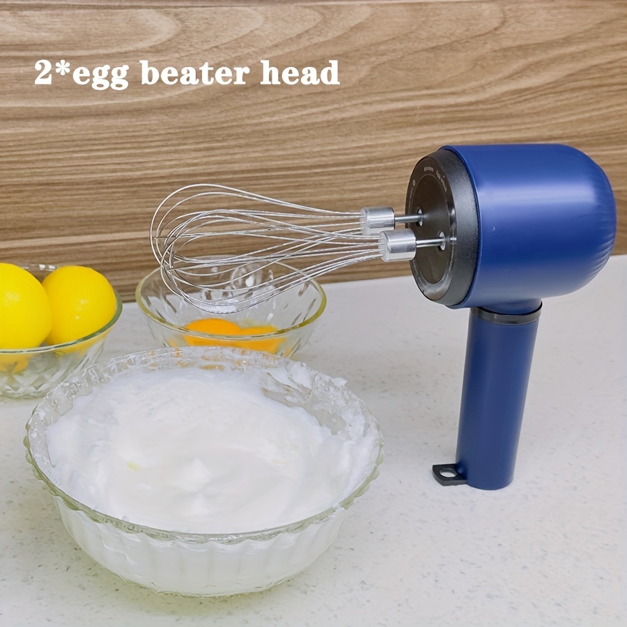 Wireless 2 Speed Mini Electric Egg Whisk Food Blender Handheld Egg Beater  Kitchen Semi-automatic Cream Cake Baking Dough Mixer - Egg Tools -  AliExpress