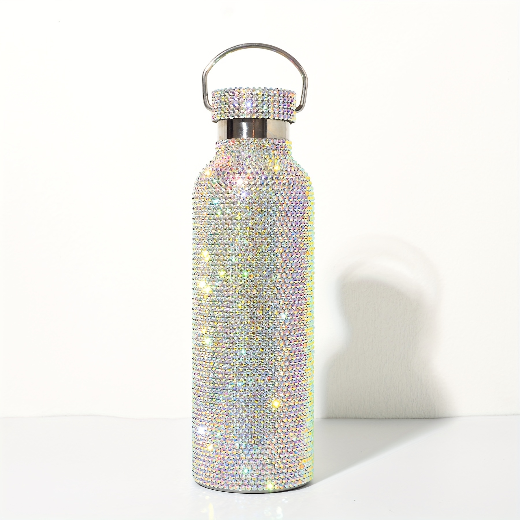 Bling Thermal Bottle Double Stainless Steel Water Cup - Temu