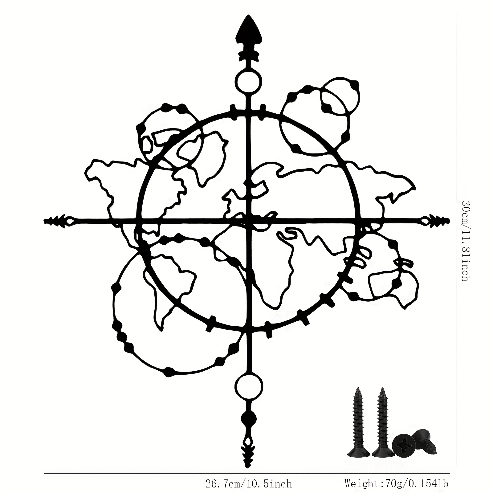 160 Pezzi Puntine Disegno Mappa Mondo Bandierine Decorazione - Temu  Switzerland