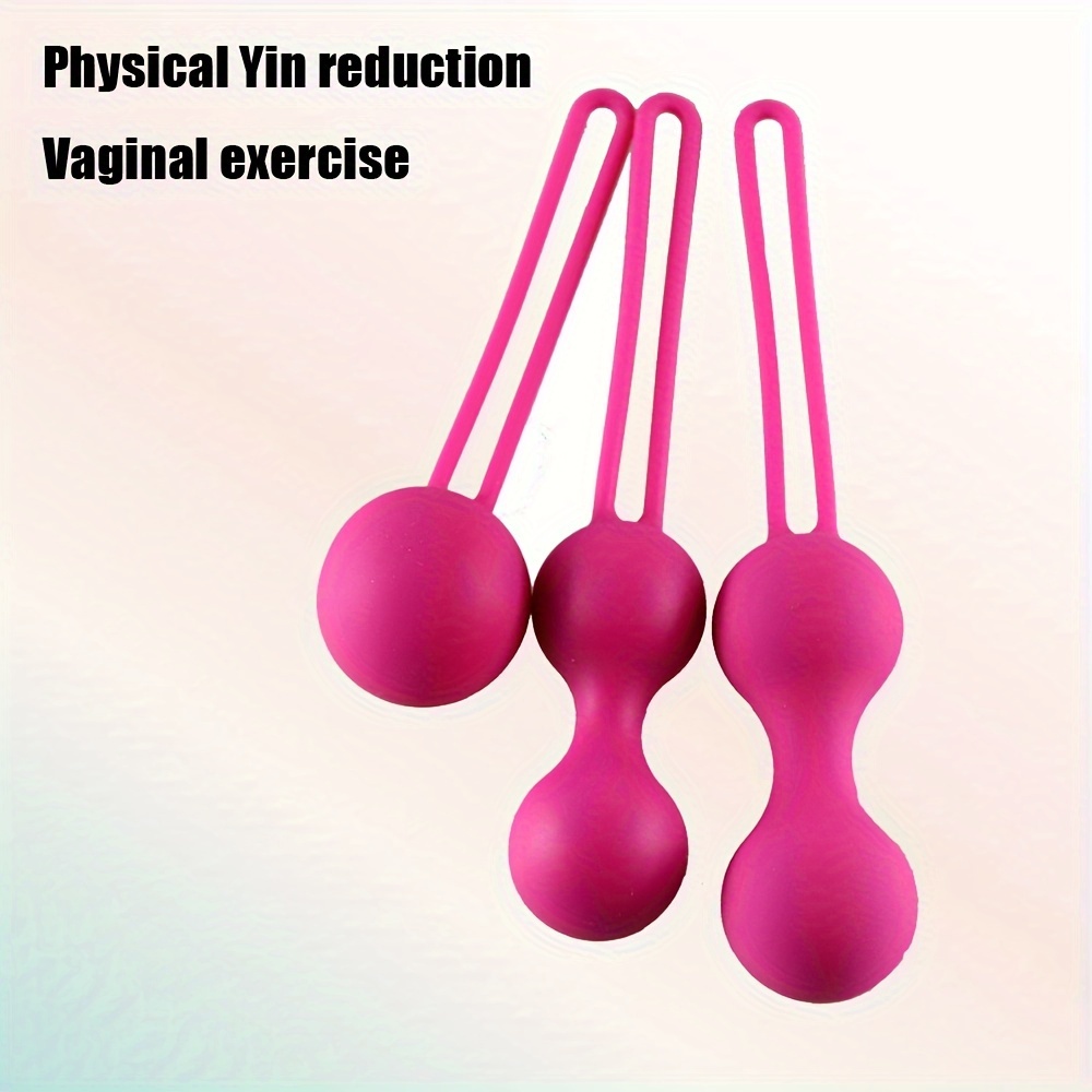 3pcs Silicone Vaginal Easy to Clean Kegel Ball Assists Women s Vaginal Restoration And Firmness Adult Sex Toys For Women Couple Egg Safe Silicon Vagin