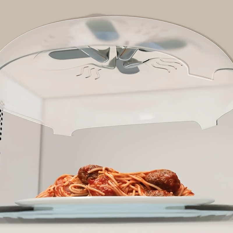 Bpa-free Magnetic Microwave Cover With Steam Vents - Anti-splatter