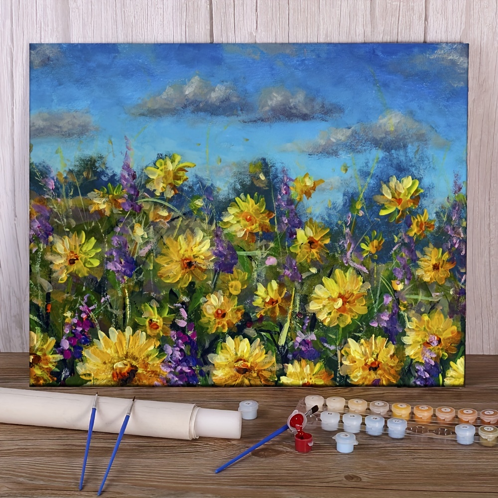 Create A Unique Masterpiece Diy Acrylic Painting Kit With - Temu