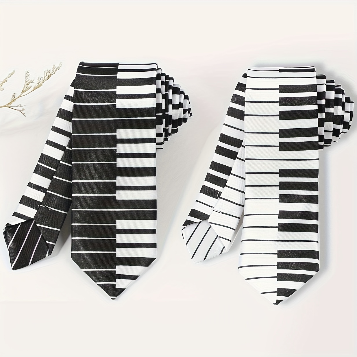 Piano Pattern Tie Clips Music Tie Pins Musical Instrument Print Men Tie Bars Suit Accessories,Temu