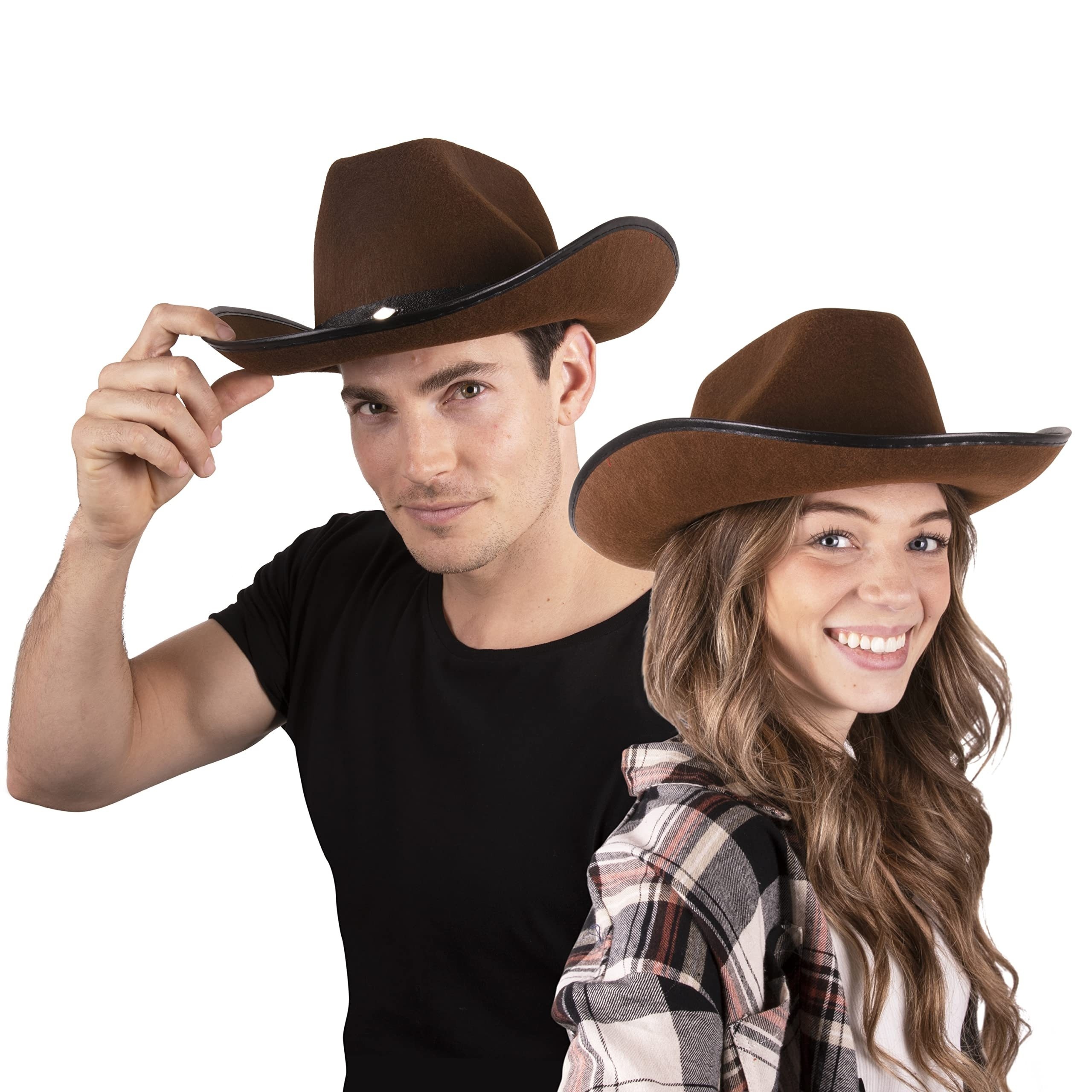 Western Style Cowboy Hat, Women Hat for Costume Accessories