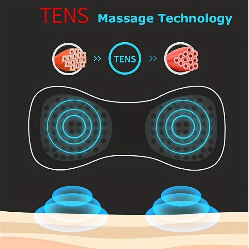 Neck Tens Unit Massager Cervical Full Body Power Stimulator Back
