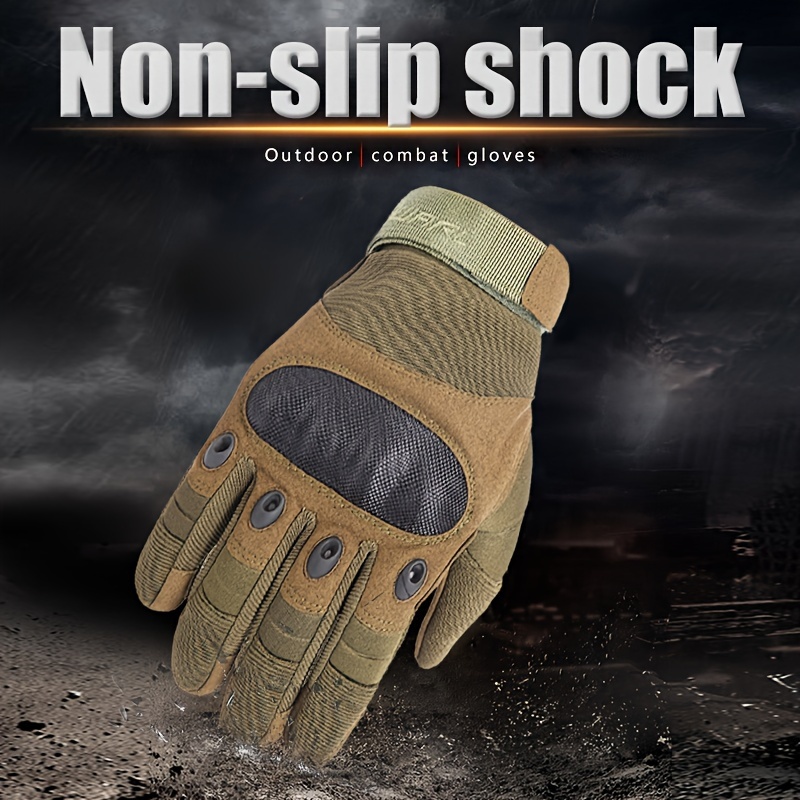 Men's Screen Tactical Gloves Full Finger Military Paintball - Temu
