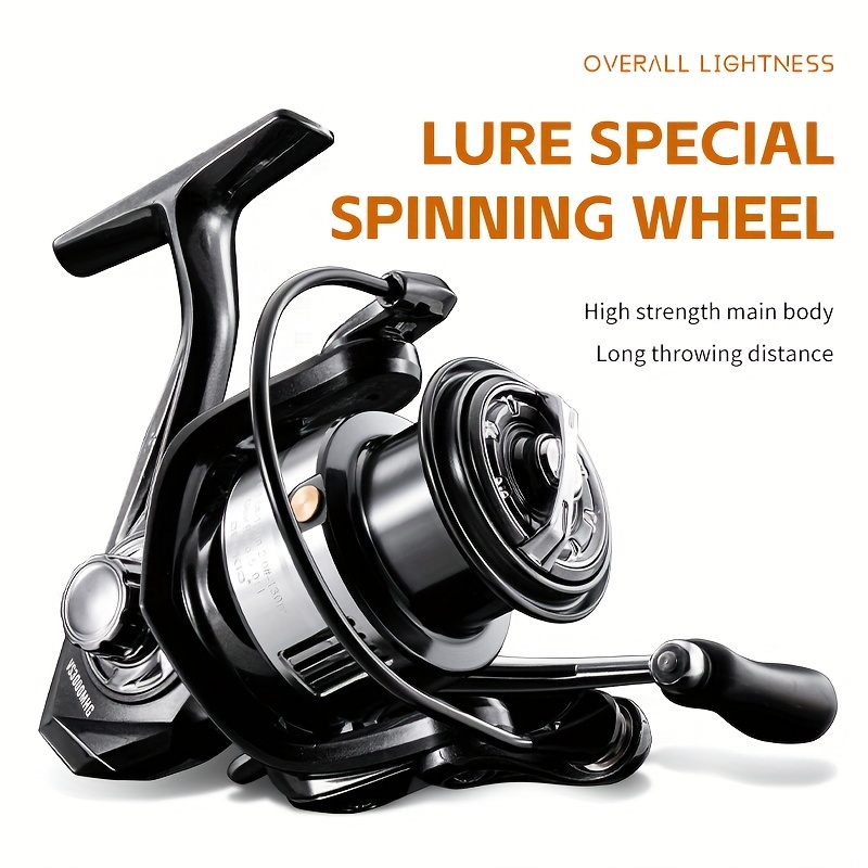 1pc Fishing Reel, Nylon Spinning Reel For Saltwater Fishing With  Independent Alarm Device, Fishing Tackle Accessories