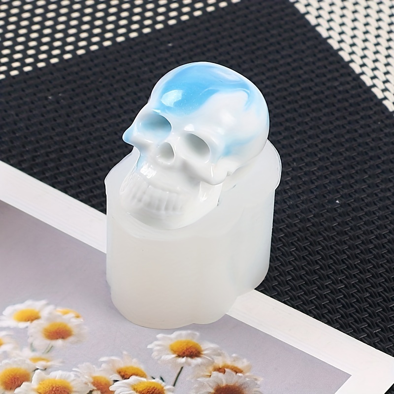 Skull Mold - Candle Making Molds Creative Skull Silicone Molds for Epoxy  Resin,Candle Silicone Mold 3D Skull Resin Molds DIY Craft Resin Mold for