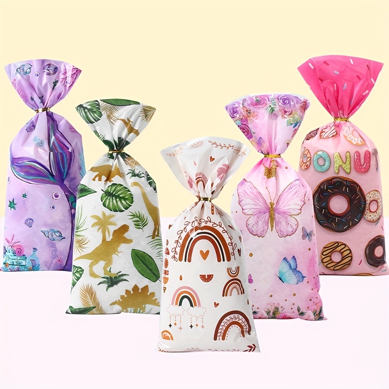  25 bolsas de papel lindas con asa Baby Shower Boy Girl Theme  Decoración de fiesta de cumpleaños Bolsa de regalo Bolsa de regalo de  embalaje de dulces Bolsas de golosinas 