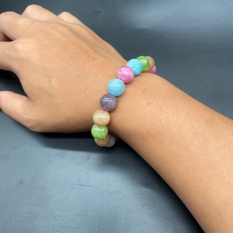 Y2K Candy Colored Jade Bracelet Gift Boxed