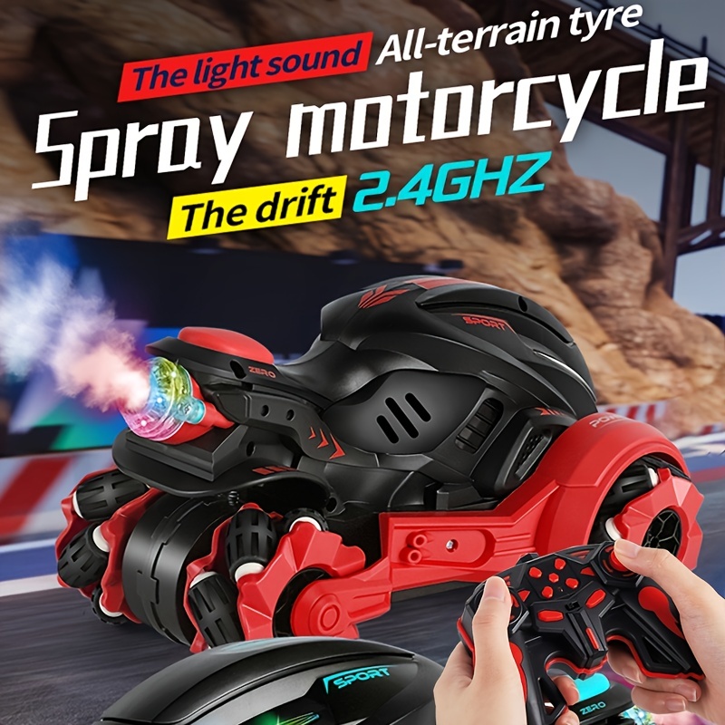 Girando o brinquedo da motocicleta - 360° Spinning Ação Rotativa Drift  Stunt Motorbike,motocicleta para presente aniversário para crianças 3 4 5 6  anos Fovolat : : Brinquedos e Jogos