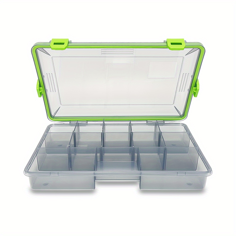 1pc Fly Fishing Bait Storage Box, Multifunctional Storage Box, Plastic Box,  Portable Soft Lure Storage Box