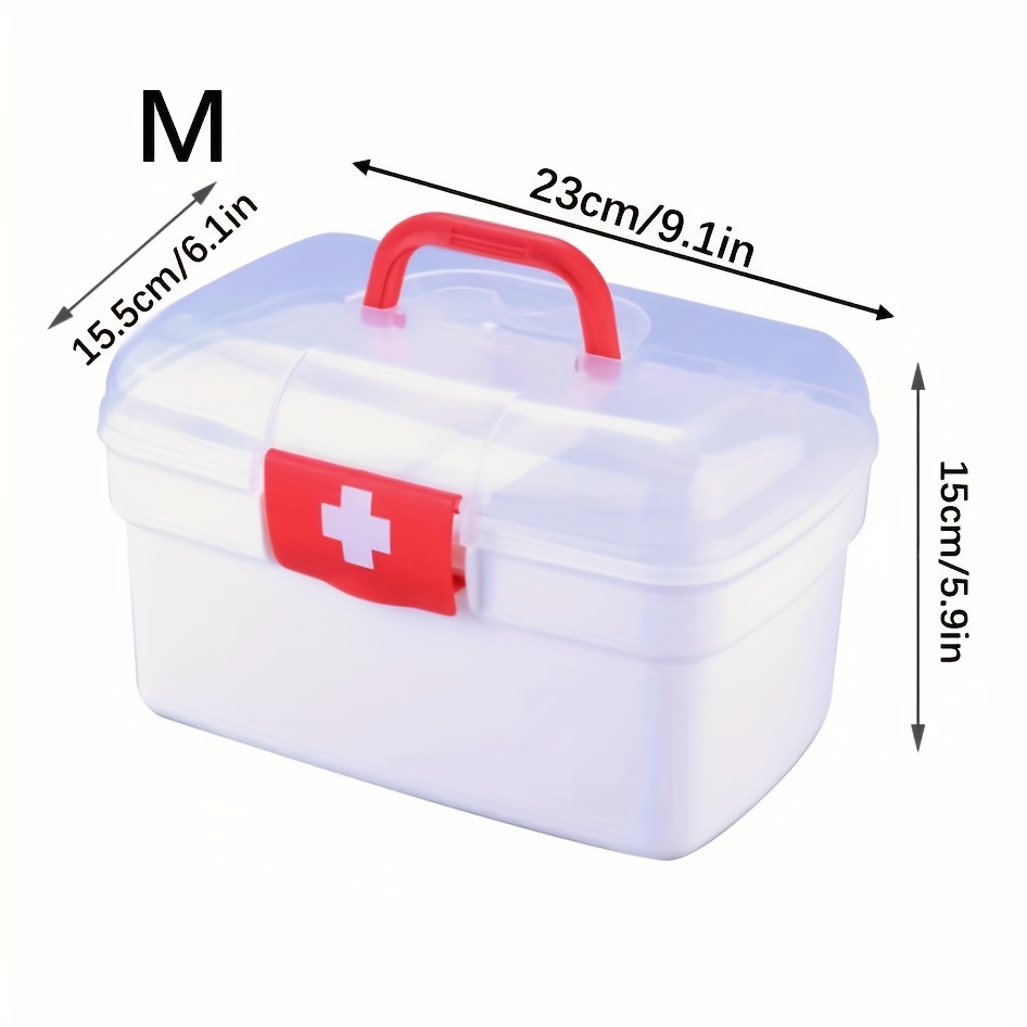 Home Large capacity Medicine Box Family size Small First aid - Temu