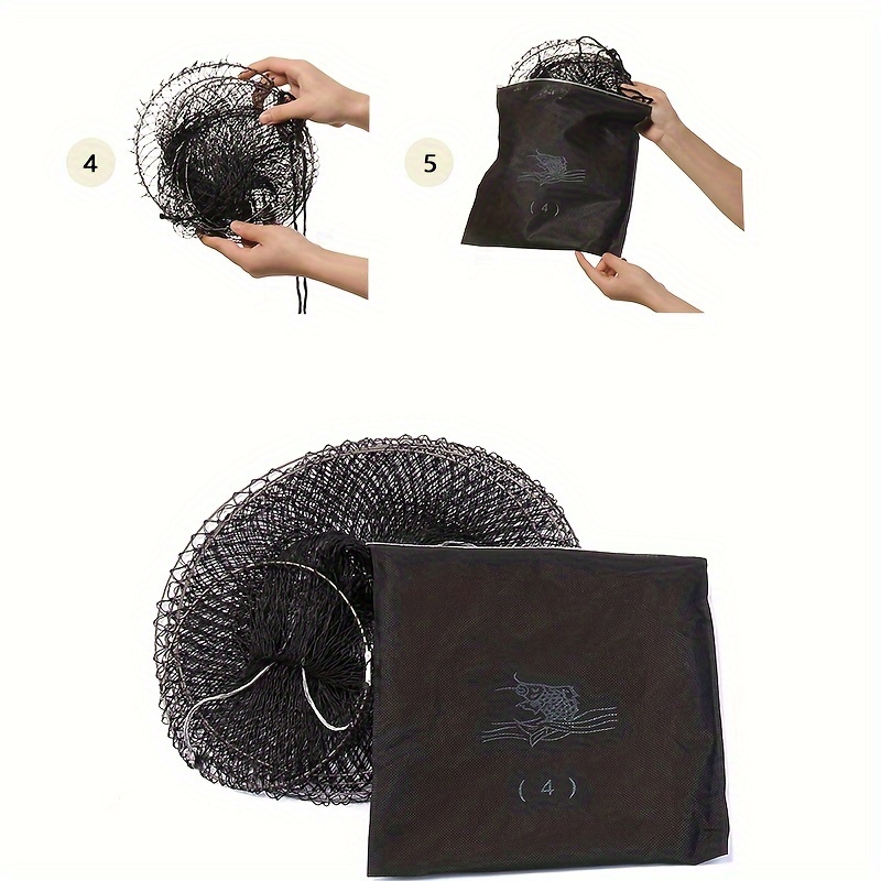 Foldable Fishing Net Collapsible Mesh Fishing Gear