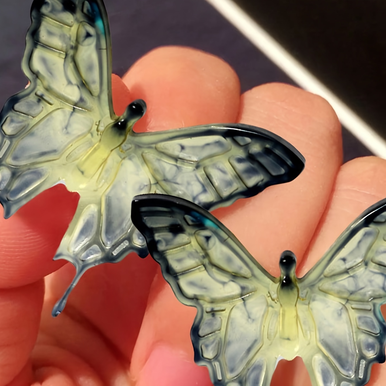 Transparent 6 Kinds Of Butterfly Pendant Silicone Mold For - Temu