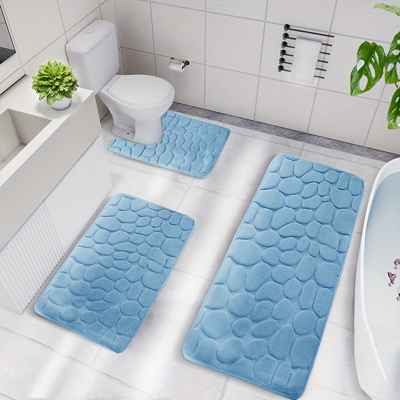 Absorbent Bathroom Mat Bathroom Rugs Long And Large Memory - Temu Italy