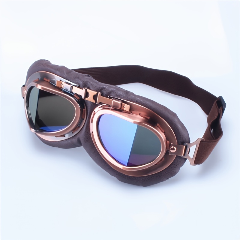 Gafas de diseño de caleidoscopio Steampunk, gafas rave con pinchos