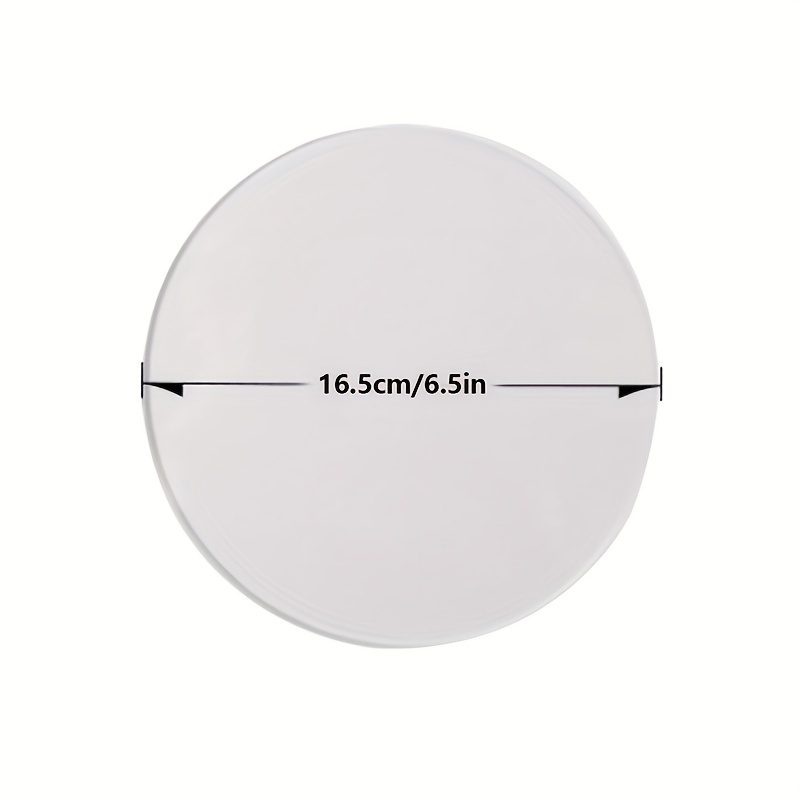 4/6/8/10 Inch Round Acrylic Cake Disc Reusable Blank Board DIY Disk Base  Cakes Trimming Decorating Tool