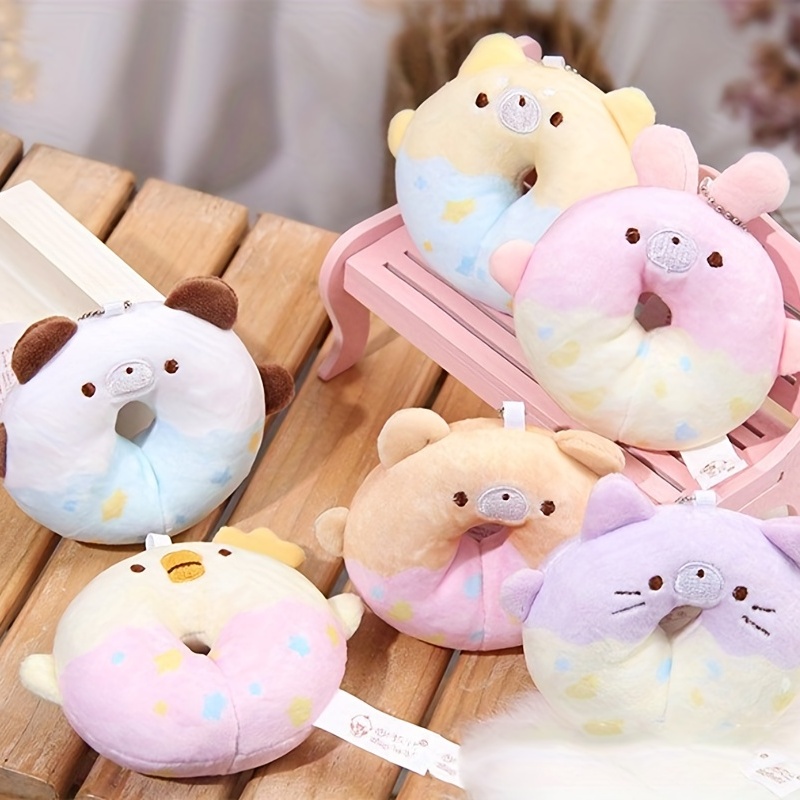 Mignon chat peluche jouet beignet chat peluche kawaii chat peluche