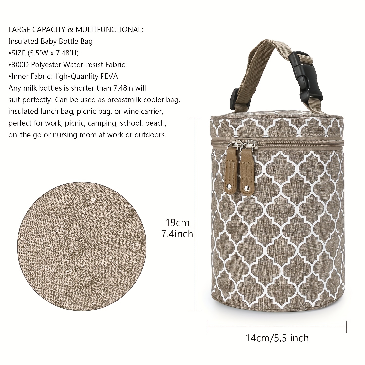 Cans-To-Go Round Cooler Bag