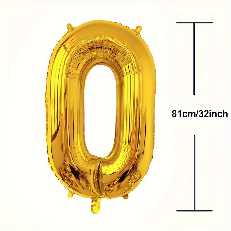 Globos de helio Mylar de aluminio gigante con 18 números dorados de 40  pulgadas - Suministros de decoración para fiestas Globos - Ideal para  fiestas de 18 cumpleaños o 18 años de