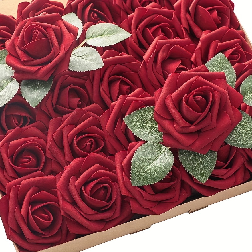 30 Mini Rose Rosse Rose Artificiali PICCOLE, Fiori Seta, Fiori Artificiali  vedi descrizione ARTICOLO 01226 -  Italia