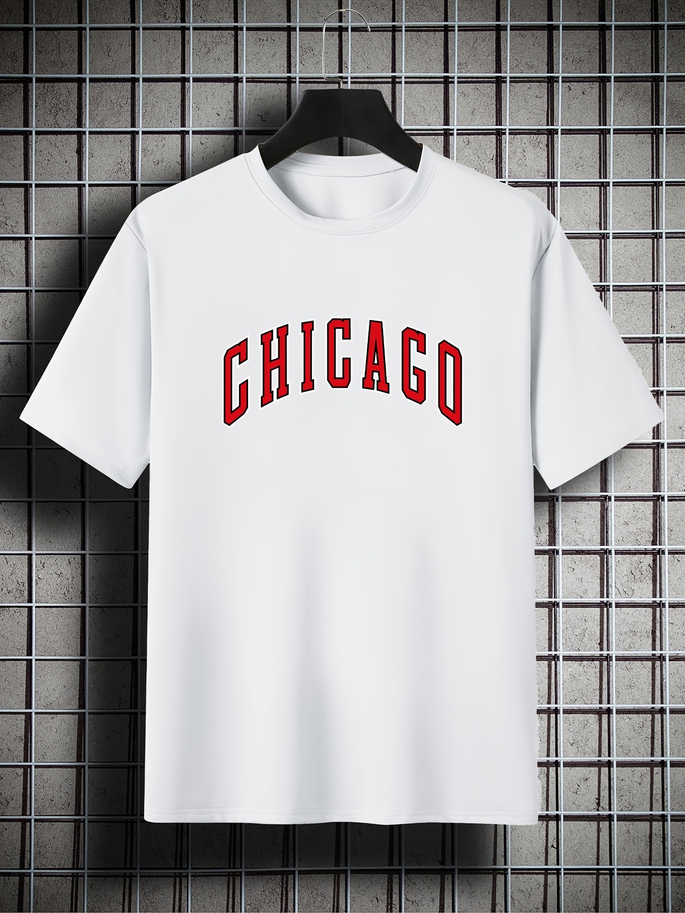 Oversized Chicago Print T-shirt | boohooMAN