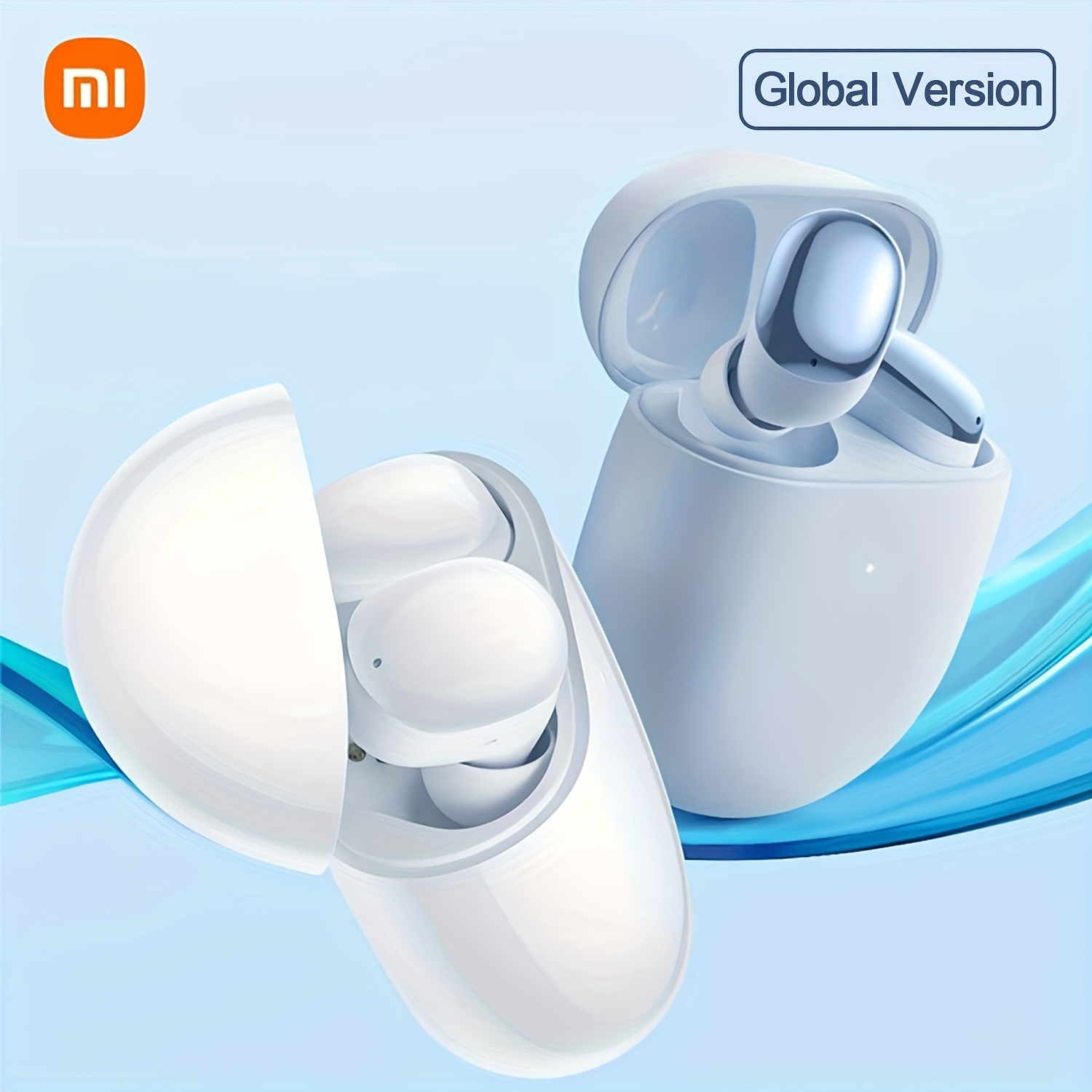 Xiaomi Redmi Buds 4 Active TWS Wireless Earbuds, Bluetooth 5.3 Low-Latency  Game Headset with AI Call Noise Cancelling, IP54 Waterproof, 28H Playtime